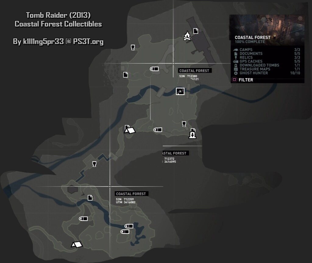 Tomb raider definitive edition ghost hunter map